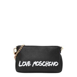 Love Moschino Taška cez rameno  zlatá / čierna / biela