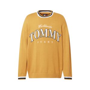 Tommy Jeans Sveter 'VARSITY'  tmavomodrá / karí / biela