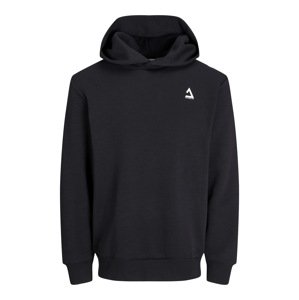 JACK & JONES Mikina 'TRIANGLE'  modrofialová / čierna / biela