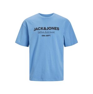 JACK & JONES Tričko 'GALE'  nebesky modrá / čierna