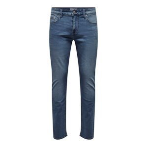 Only & Sons Džínsy 'LOOM'  modrá denim / svetlohnedá