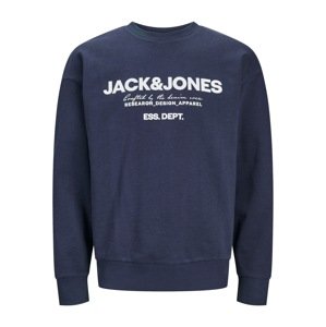 JACK & JONES Mikina 'Gale'  námornícka modrá / biela