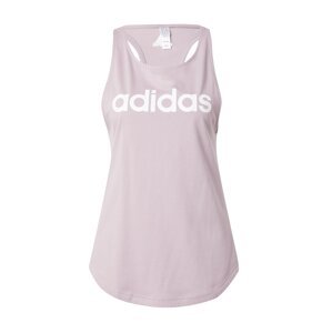 ADIDAS SPORTSWEAR Športový top 'Essentials'  svetlofialová / biela