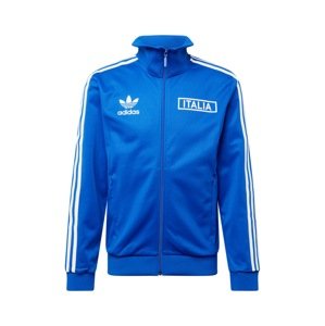 ADIDAS ORIGINALS Tepláková bunda  modrá / biela