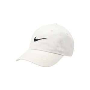 Nike Sportswear Čiapka 'U NK CLUB CAP U CB SWSH L'  béžová / čierna