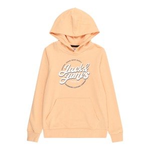 Jack & Jones Junior Mikina 'MINDS'  marhuľová / čierna / biela