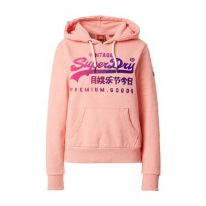 Superdry Mikina  fialová / ružová / rosé