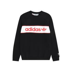 ADIDAS ORIGINALS Mikina  červená / čierna / biela