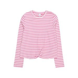 Vero Moda Girl Tričko 'VIOFRANCIS'  fuksia / ružová / biela