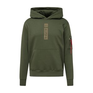 ALPHA INDUSTRIES Mikina  kaki / olivová