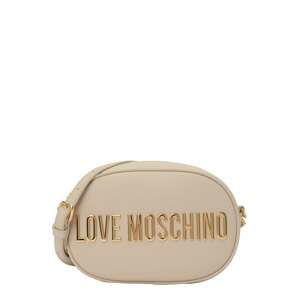 Love Moschino Taška cez rameno 'BOLD LOVE'  slonová kosť / zlatá