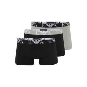 Emporio Armani Boxerky  sivá / svetlosivá / čierna / biela