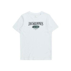 Jack & Jones Junior Tričko 'Cobin'  zelená / čierna / biela