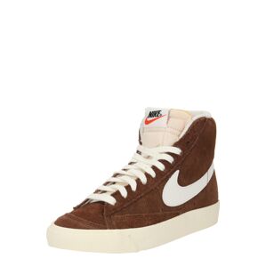 Nike Sportswear Členkové tenisky 'Blazer Mid '77 Vintage'  hnedá / biela