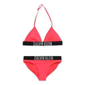Calvin Klein Swimwear Bikiny  červená / čierna / šedobiela