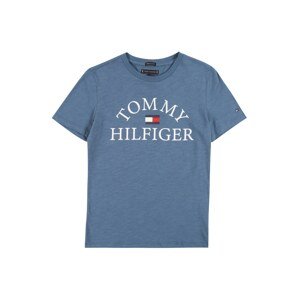 TOMMY HILFIGER Tričko 'ESSENTIAL'  modrá / svetlomodrá