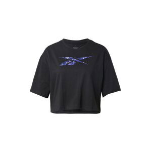Reebok Sport Funkčné tričko  modrá / svetlomodrá / čierna