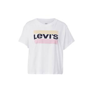LEVI'S ® Tričko 'Graphic Varsity Tee'  námornícka modrá / žltá / ružová / biela