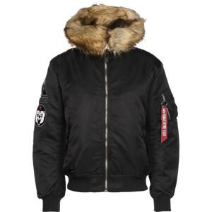 ALPHA INDUSTRIES Zimná bunda  svetlohnedá / červená / čierna / biela