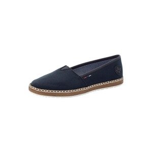 Rieker Espadrilky  tmavomodrá / ohnivo červená / biela