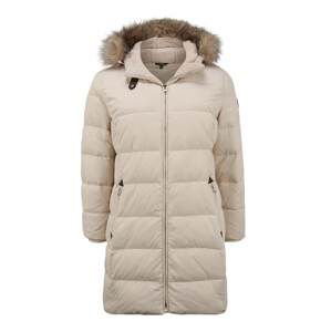 Lauren Ralph Lauren Plus Zimný kabát  krémová