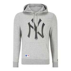 NEW ERA Mikina 'NY Yankees'  sivá melírovaná / čierna