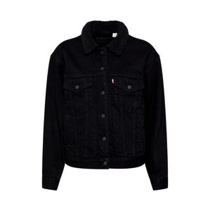 LEVI'S ® Prechodná bunda 'EX-BF SHERPA TRUCKER BLACKS'  čierna