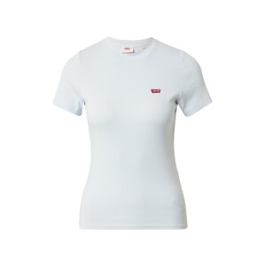 LEVI'S ® Tričko 'SS Rib Baby Tee'  pastelovo modrá / červená