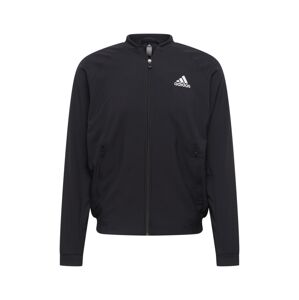 ADIDAS SPORTSWEAR Športová bunda 'Stretch-'  čierna / biela