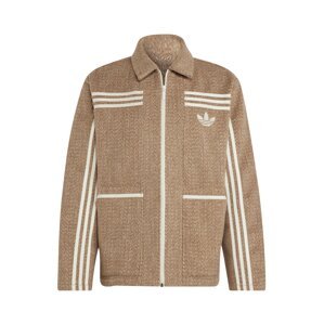 ADIDAS ORIGINALS Prechodná bunda 'Adicolor 70S Collared Zip-Through'  béžová