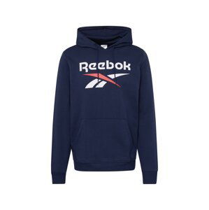 Reebok Športová mikina 'IDENTITY'  námornícka modrá / koralová / biela