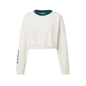 LEVI'S ® Tričko 'Graphic LS Crop Reese'  zelená / biela