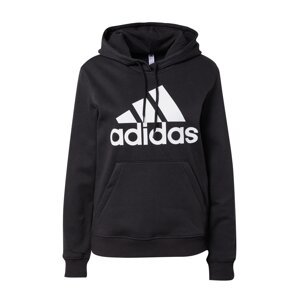 ADIDAS SPORTSWEAR Športová mikina 'Essentials Big Logo  Fleece'  čierna / biela