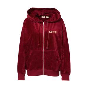 LEVI'S ® Tepláková bunda 'Graphic Liam Hoodie'  burgundská