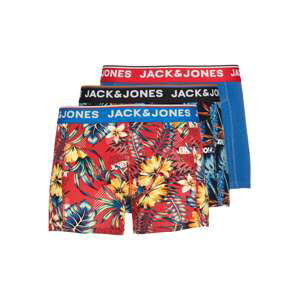 JACK & JONES Boxerky 'Azores'  modrá / červená / čierna / biela