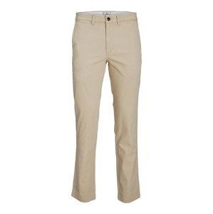 JACK & JONES Chino nohavice 'OLLIE DAVE'  béžová