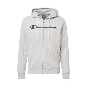 Champion Authentic Athletic Apparel Športová mikina so zipsom  modrá / sivá