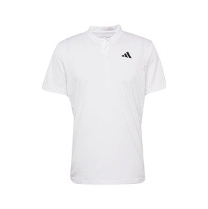 ADIDAS PERFORMANCE Funkčné tričko 'Club Henley'  čierna / biela