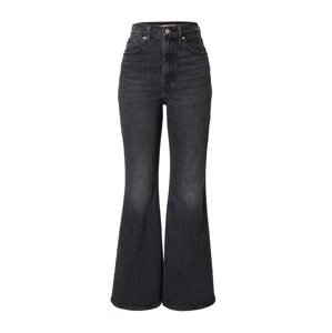 LEVI'S ® Džínsy '70S HIGH FLARE BLACKS'  čierny denim