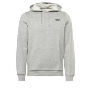 Reebok Športová mikina ' Reebok Identity Fleece Over-the-Head Hoodie '  sivá / sivá melírovaná