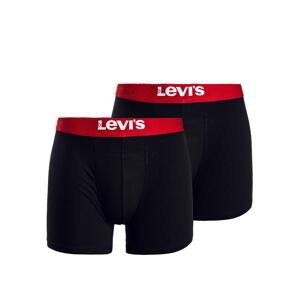 LEVI'S ® Boxerky  karmínovo červená / čierna / biela