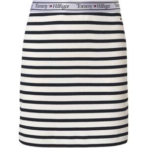 TOMMY HILFIGER Sukňa  tmavomodrá / svetlosivá / krvavo červená / prírodná biela