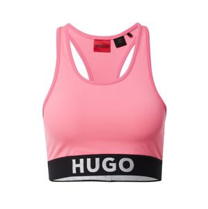 HUGO Top  svetloružová / čierna / biela