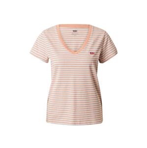 LEVI'S ® Tričko 'Perfect Vneck'  broskyňová / červená / čierna / biela