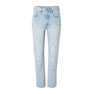 LEVI'S ® Džínsy '501®'  modrá / modrá denim / strieborná / priehľadná