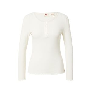 LEVI'S ® Tričko 'Dry Goods Henley'  šedobiela