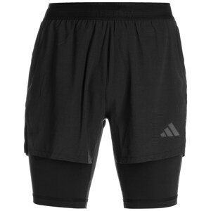 ADIDAS PERFORMANCE Športové nohavice 'Heat.Rdy Hiit Elevated 2-In-1'  sivá / čierna