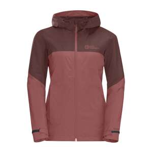 JACK WOLFSKIN Outdoorová bunda 'Weiltal 2L'  burgundská / merlotová