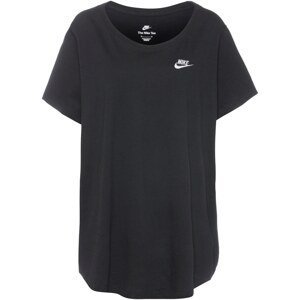 Nike Sportswear Funkčné tričko 'Club'  čierna / biela