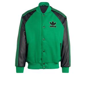 ADIDAS ORIGINALS Prechodná bunda 'Sst'  zelená / čierna